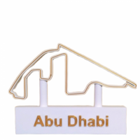 Abu Dhabi op voet wit