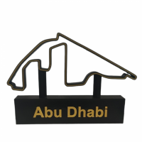Abu Dhabi op voet zwart